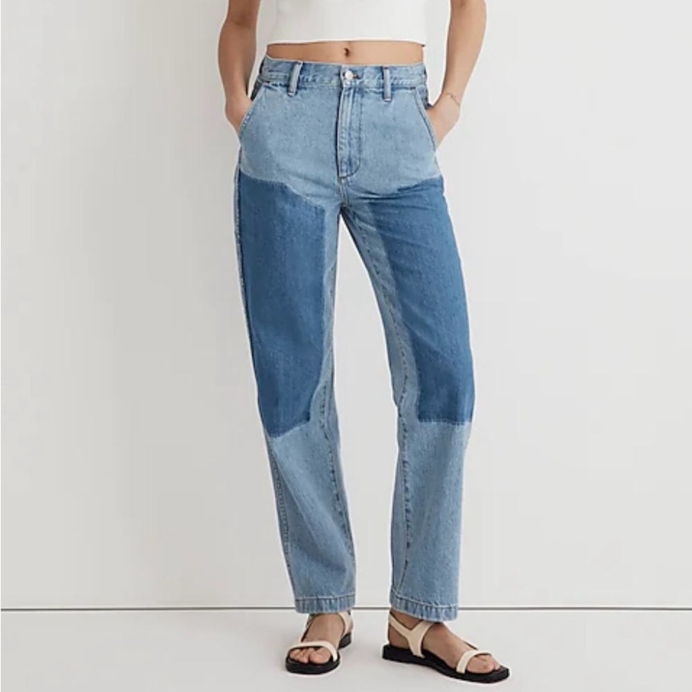 NWT Madewell Jeans- The 90s Straight Leg in Hazelfern Wash Size 27 👖
